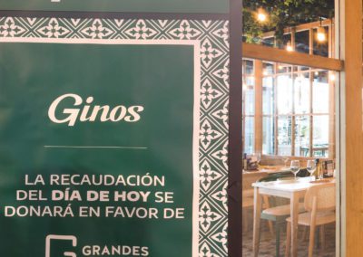 Ginos ayuda a las personas mayores con una recaudación solidaria de su nuevo restaurante en la Gran Vía madrileña
